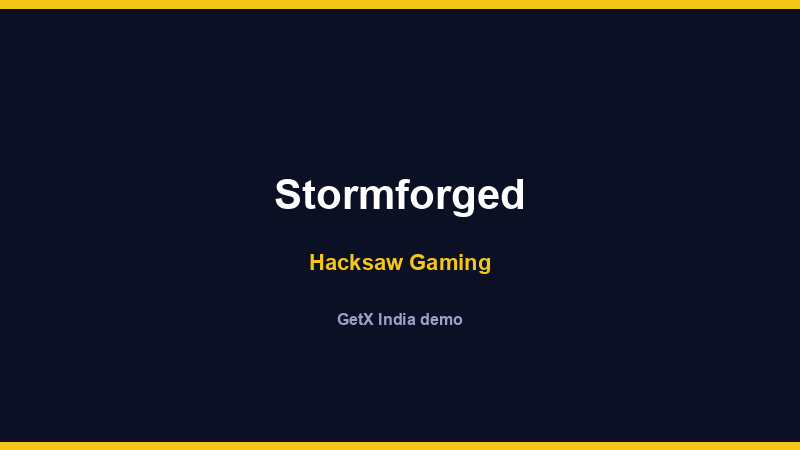 Stormforged — Hacksaw Gaming