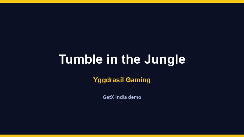 Tumble in the Jungle — Yggdrasil Gaming